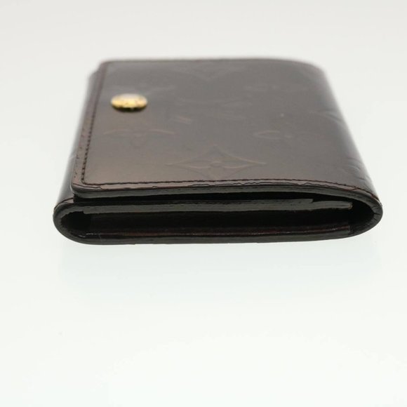 LOUIS VUITTON Vernis Anvelop Cult De Vuitto Card Case Amarante - Picture 10 of 15